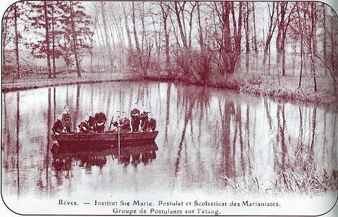 Elèves en ballade sur l'étang